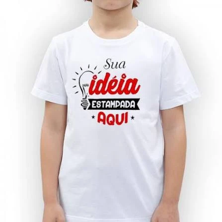 CAMISETA BRANCA PERSONALIZADA