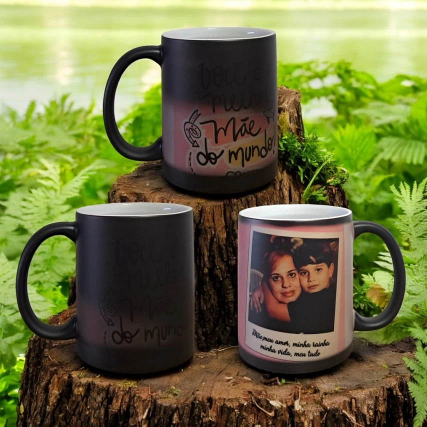 CANECA DE PORCELANA MAGICA